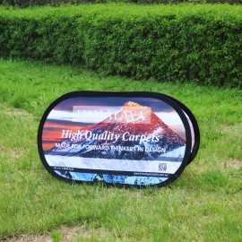 Oval Pop Out Banner